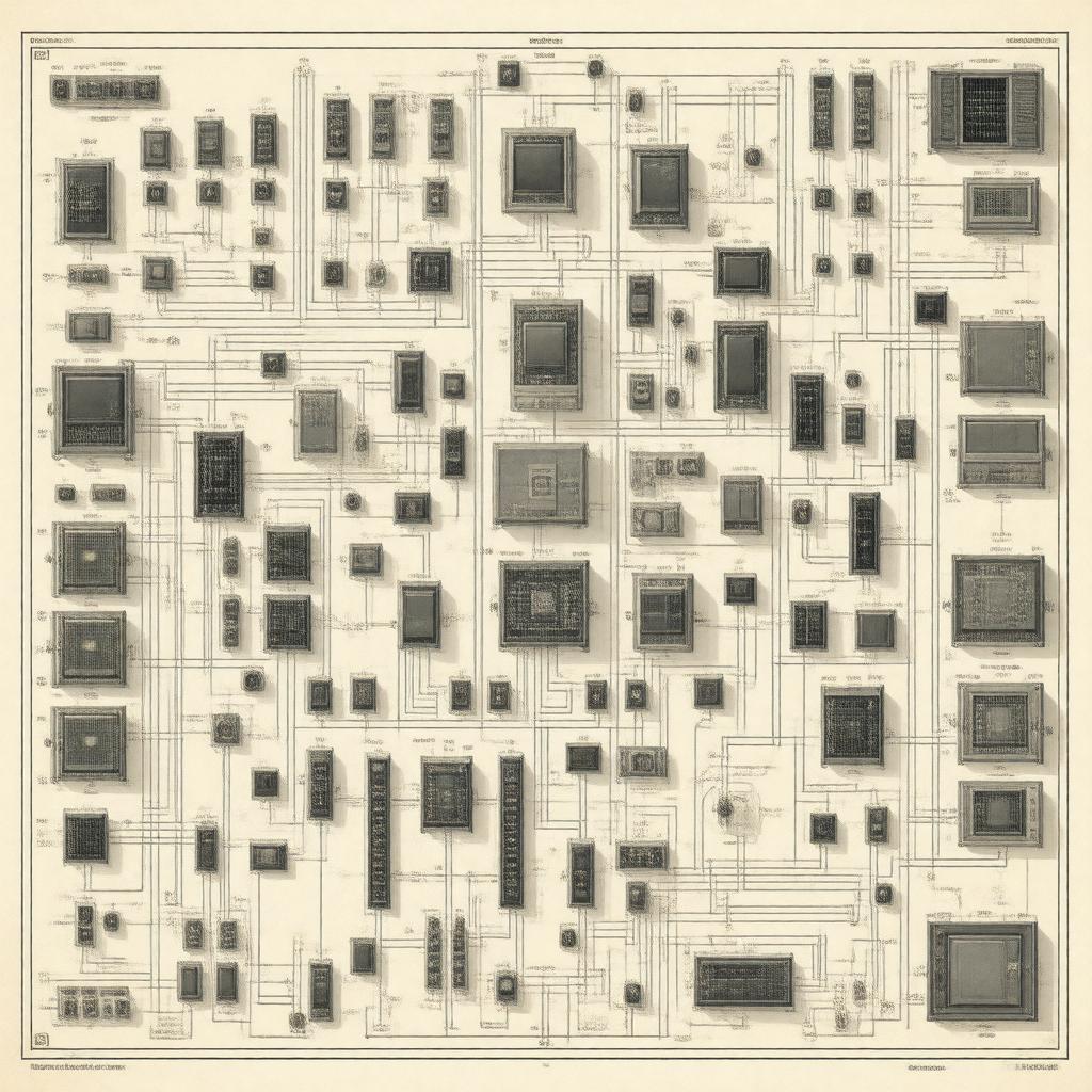 Click to view larger image AI-created image of von Neumann architecture