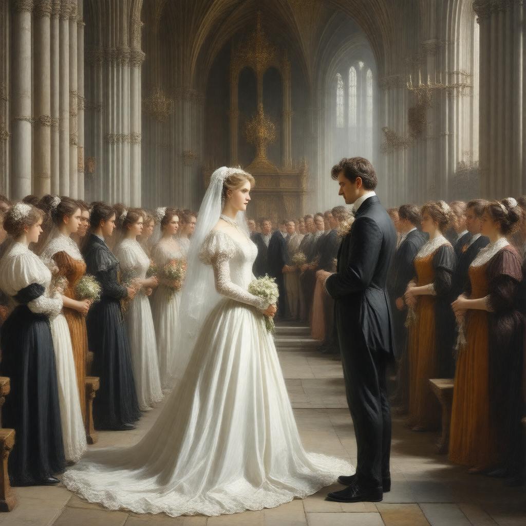 AI-created image of wedding of Samuel Taylor Coleridge