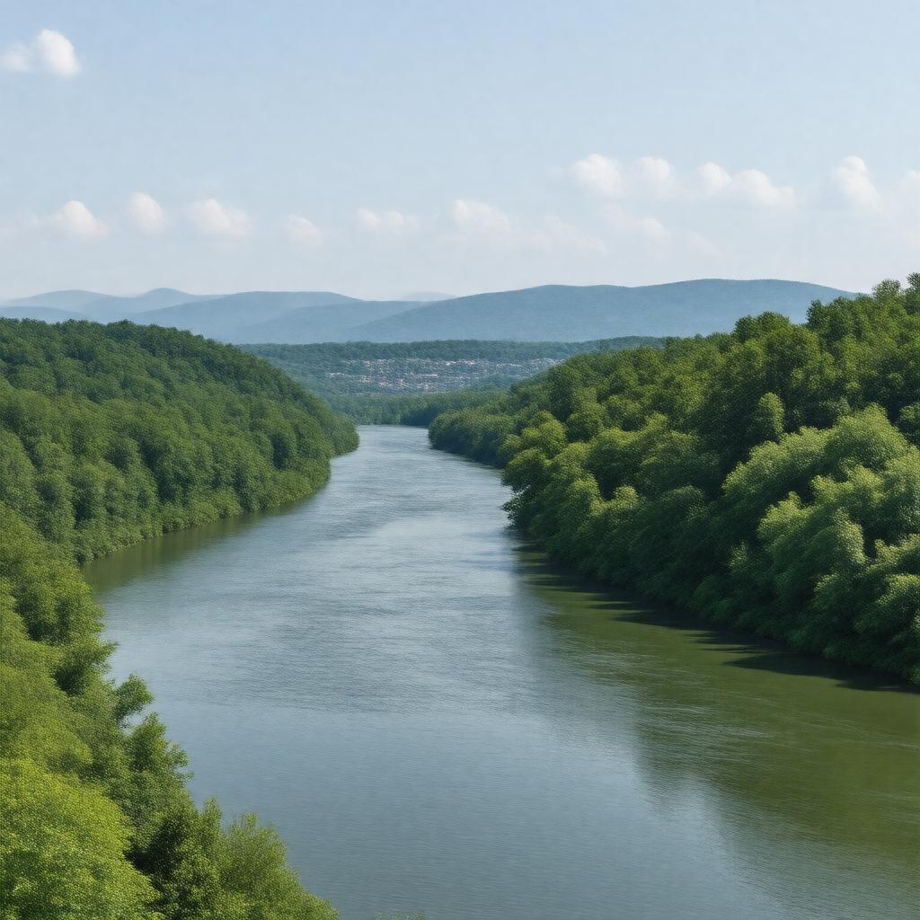 AI-created image of western Georgia