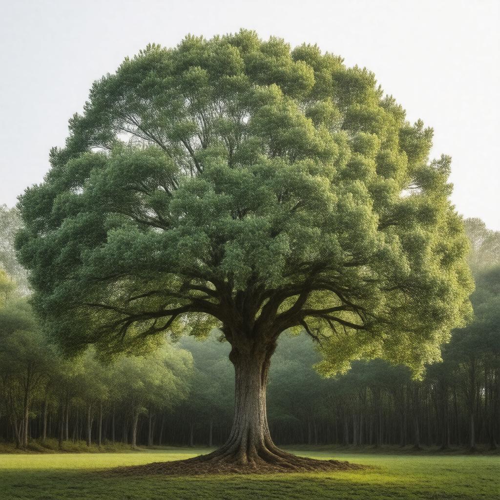 Click to view larger image AI-created image of white oak