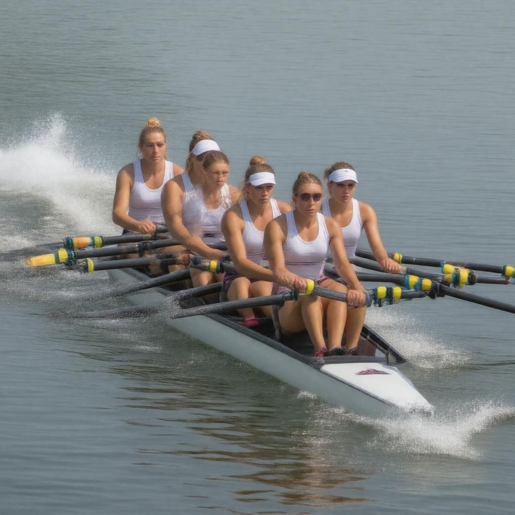 AI-created image of women's eight